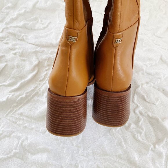 Sam Edelman Wade Leather Tall Boots Size 8.5 New - Picture 7 of 15